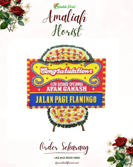 Sewa Papan Bunga Werungotok